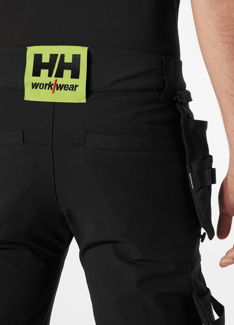 Helly Hansen 77563 Magni Evo 4-Way Stretch Construction Trouser Black / C52 - 36" Waist - 32.5" Leg - SALE TROUSERS