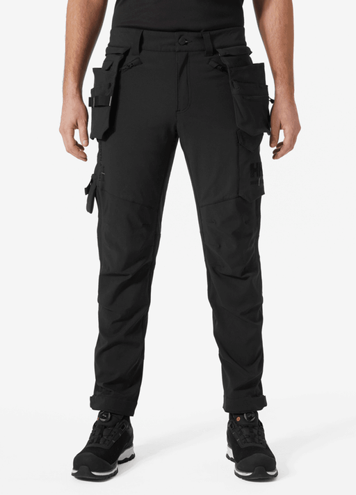 Helly Hansen 77563 Magni Evo 4-Way Stretch Construction Trouser Black / C52 - 36" Waist - 32.5" Leg - SALE TROUSERS