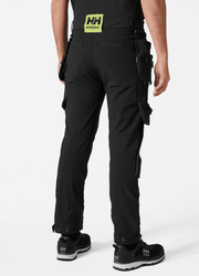 Helly Hansen 77563 Magni Evo 4-Way Stretch Construction Trouser Black / C52 - 36" Waist - 32.5" Leg - SALE TROUSERS