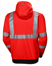 Helly Hansen 79094 Addvis Hi-Vis Stretch Zip Hoodie Sweatshirt - Apparel & Accessories HI-VIS SWEATSHIRTS & HOODIES