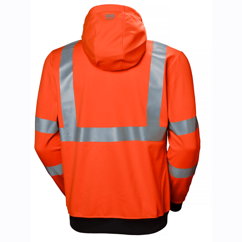 Helly Hansen 79094 Addvis Hi-Vis Stretch Zip Hoodie Sweatshirt - Apparel & Accessories HI-VIS SWEATSHIRTS & HOODIES