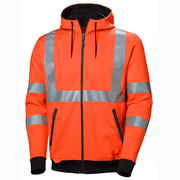 Helly Hansen 79094 Addvis Hi-Vis Stretch Zip Hoodie Sweatshirt - Apparel & Accessories HI-VIS SWEATSHIRTS & HOODIES