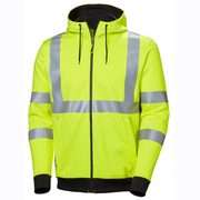Helly Hansen 79094 Addvis Hi-Vis Stretch Zip Hoodie Sweatshirt - Apparel & Accessories HI-VIS SWEATSHIRTS & HOODIES
