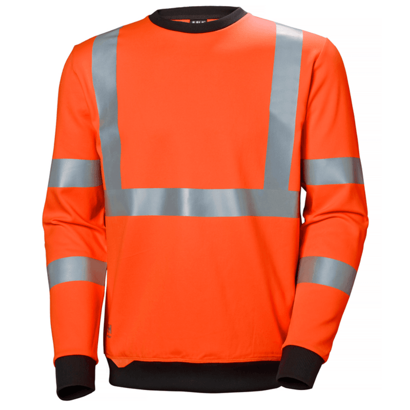 Helly Hansen 79095 Addvis Hi Vis Sweatshirt - HI-VIS SWEATSHIRTS & HOODIES