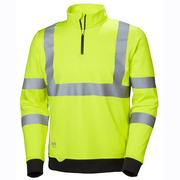 Helly Hansen Addvis Hi-Vis Half Zip Sweatshirt - HI-VIS SWEATSHIRTS & HOODIES