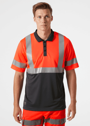 Helly Hansen 79253 Addvis Polo T-Shirt Class 1 - HI-VIS T-SHIRTS