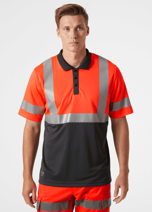 Helly Hansen 79253 Addvis Polo T-Shirt Class 1 - HI-VIS T-SHIRTS