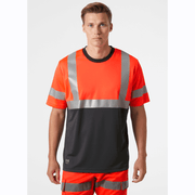 Helly Hansen 79254 Addvis Hi-Vis 4-Way Stretch T-Shirt Class 1 - HI-VIS T-SHIRTS