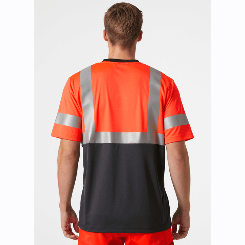 Helly Hansen 79254 Addvis Hi-Vis 4-Way Stretch T-Shirt Class 1 - HI-VIS T-SHIRTS
