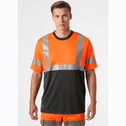 Helly Hansen 79254 Addvis Hi-Vis 4-Way Stretch T-Shirt Class 1 - HI-VIS T-SHIRTS
