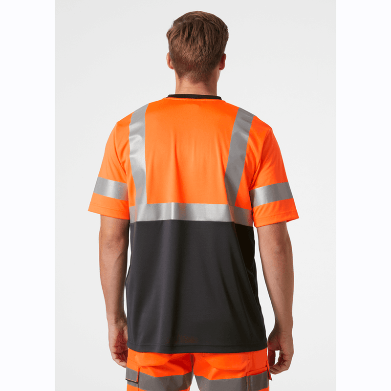 Helly Hansen 79254 Addvis Hi-Vis 4-Way Stretch T-Shirt Class 1 - HI-VIS T-SHIRTS