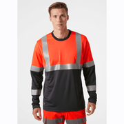 Helly Hansen 79255 Addvis Hi-Vis Longsleeve T-Shirt Top Class 1 - HI-VIS T-SHIRTS