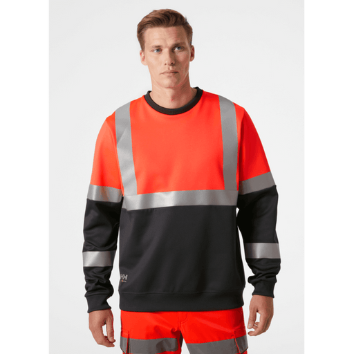 Helly Hansen 79256 Addvis Sweatshirt Class 1 - HI-VIS T-SHIRTS