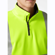 Helly Hansen 79257 Addvis Half Zip Two Tone Hi-Vis Sweatshirt Class 1 - HI-VIS SWEATSHIRTS & HOODIES
