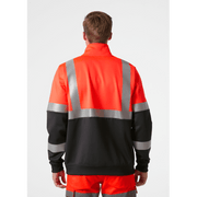 Helly Hansen 79258 Addvis Zip Sweatshirt Class 1 - HI-VIS SWEATSHIRTS & HOODIES