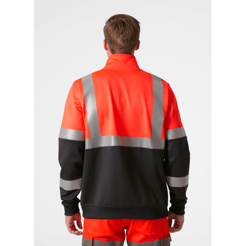 Helly Hansen 79258 Addvis Zip Sweatshirt Class 1 - HI-VIS SWEATSHIRTS & HOODIES
