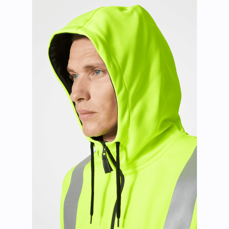 Helly Hansen 79259 Addvis Hi-Vis Zip Hoodie Sweatshirt - HI-VIS SWEATSHIRTS & HOODIES
