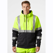 Helly Hansen 79259 Addvis Hi-Vis Zip Hoodie Sweatshirt - HI-VIS SWEATSHIRTS & HOODIES