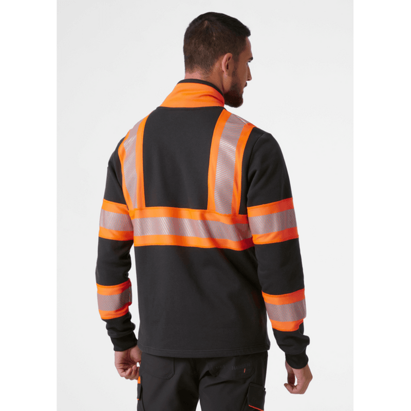 Helly Hansen 79274 ICU Hi-Vis Full Zip Sweatshirt - HI-VIS SWEATSHIRTS & HOODIES