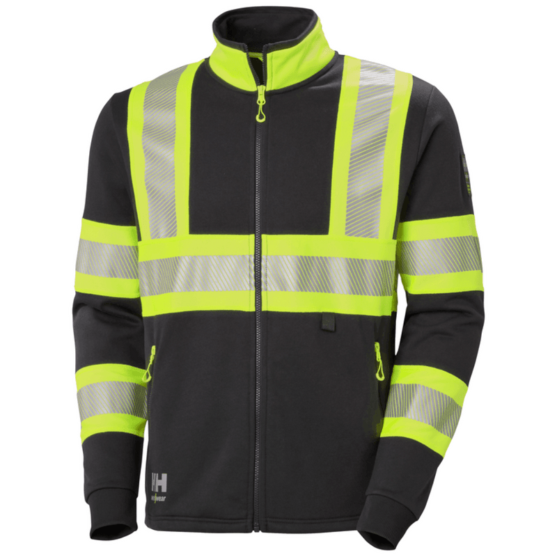 Helly Hansen 79274 ICU Hi-Vis Full Zip Sweatshirt - HI-VIS SWEATSHIRTS & HOODIES