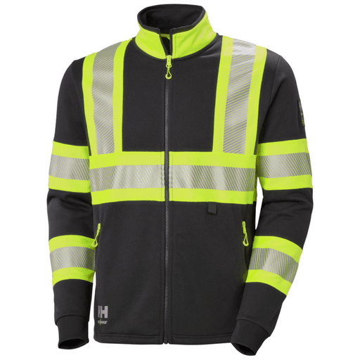 Helly Hansen 79274 ICU Hi-Vis Full Zip Sweatshirt - HI-VIS SWEATSHIRTS & HOODIES