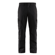 Blaklader 1448 Industry Stretch Kneepad Trousers Black/Hi-Vis Yellow - KNEE PAD TROUSERS