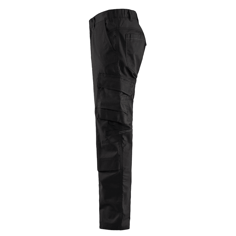 Blaklader 1448 Industry Stretch Kneepad Trousers Black - KNEE PAD TROUSERS