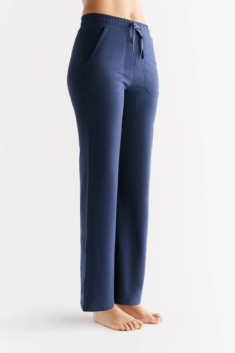 Tencel Womens Active Work Sweatpants Trousers Black Navy Grey Sizes XS to XL - Sustainable Workwear Range