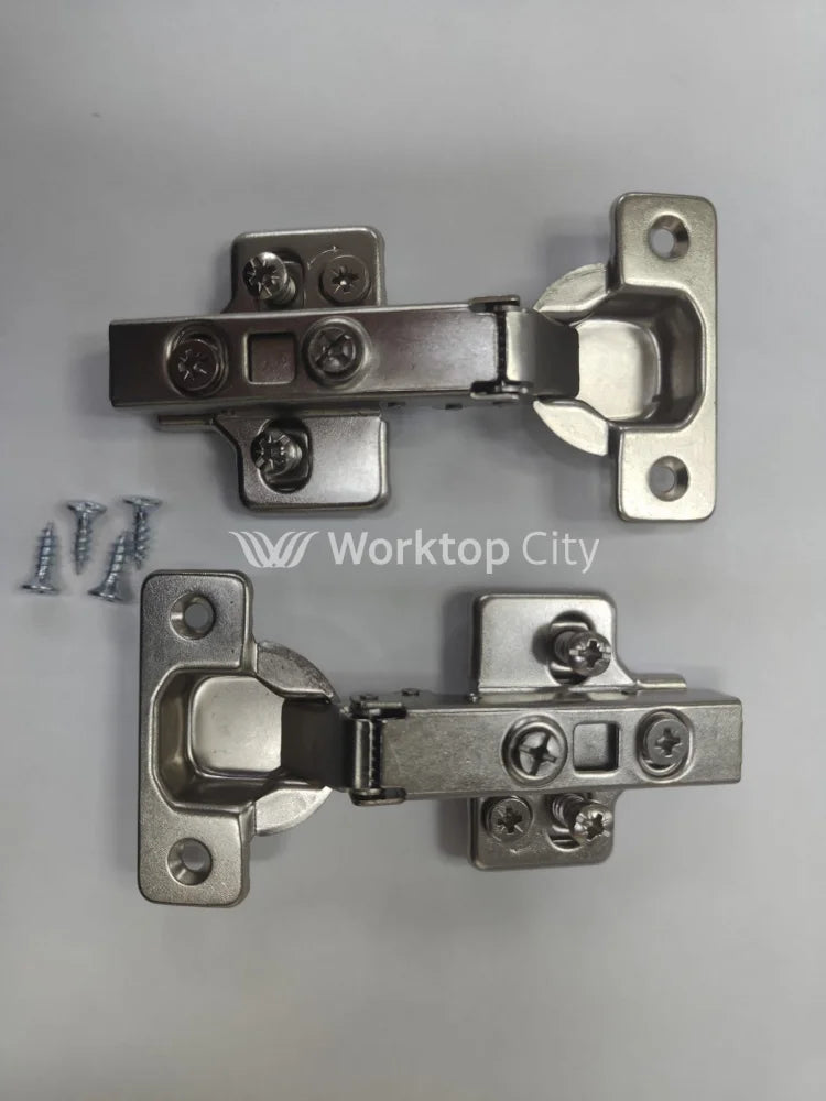8 PACK 110 Degree Full Overlay Soft Close Kitchen Cabinet Door Hinges Adjustable Inc Backplates - Hardware > Hardware Accessories > Hinges
