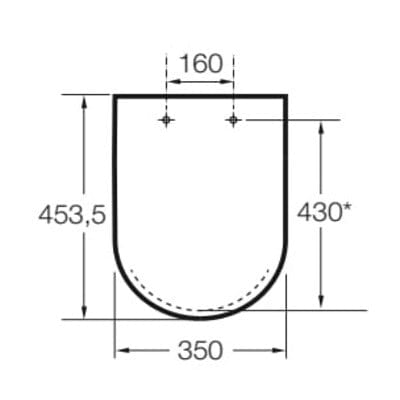 The Gap Standard Toilet Seat - Bathrooms
