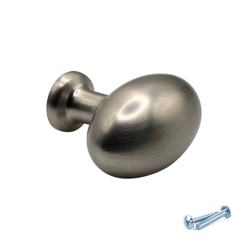 M4TEC Knob Handle Brushed Nickel Doors or Cupboards VG8 Series - Hardware > Hardware Accessories > Cabinet Hardware > Cabinet Knobs & Handles Cabinet Knobs & Handles
