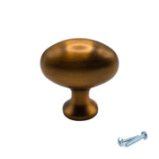 M4TEC Knob Handle Aged Brass Doors or Cupboards VG8 Series - Hardware > Hardware Accessories > Cabinet Hardware > Cabinet Knobs & Handles Cabinet Knobs & Handles