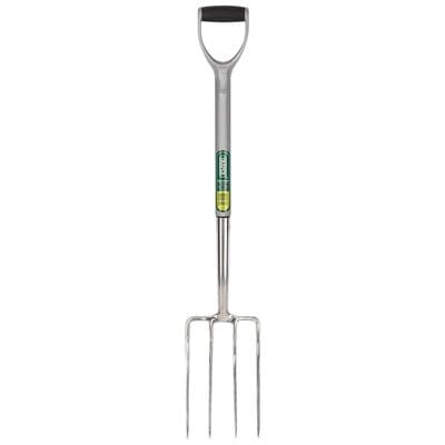 Draper Stainless Steel Garden Fork with Soft Grip - All Sizes