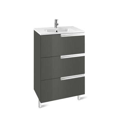 Victoria-N Unik 3 Drawer Bathroom Vanity Unit & 1000mm Basin - All Colours - Bathrooms