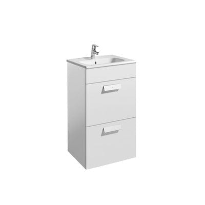 Debba Unik 600mm 2 Drawer Wall Hung Vanity Unit - All Colours - Bathrooms