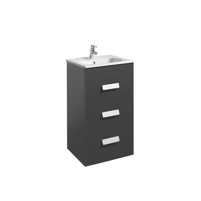 Debba Unik 600mm 3 Drawer Wall Hung Vanity Unit - All Colours - Bathrooms