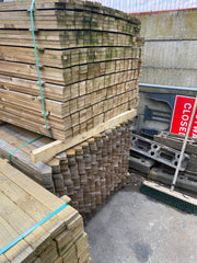 Picket Fence Palisade 22x75mm - 0.9m (3ft) Flat Top Pickets 💥£1.20 Each💥 - Hardware > Fencing & Barriers > Fence Pickets