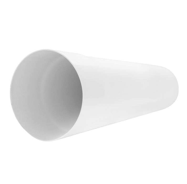100mm Vent Duct Round Pipe Rigid PVC 50cm - OTHER