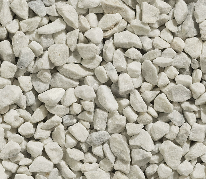 9-12mm Polar White Chippings - Home & Garden > Lawn & Garden > Gardening Chippings