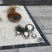 9-12mm Polar White Chippings - Home & Garden > Lawn & Garden > Gardening Chippings