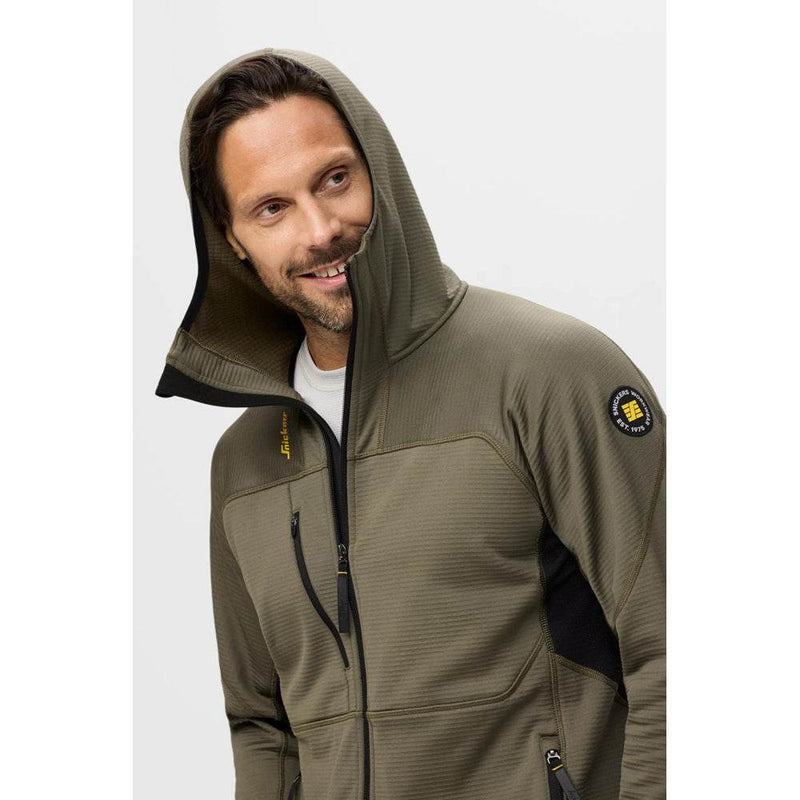 Snickers 9420 Thermal Body Mapping Fleece Full-Zip Hoodie - Apparel & Accessories > Clothing > Activewear > Activewear Vests & Jackets > Jackets HOODIES
