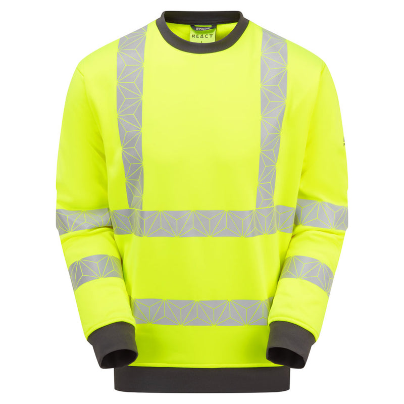 PULSAR RCT806 / RCT807 React GRS Hi-Vis Sweatshirt - Apparel & Accessories > Clothing > Activewear > Activewear Sweatshirts & Hoodies > Sweatshirts HI-VIS SWEATSHIRTS & HOODIES