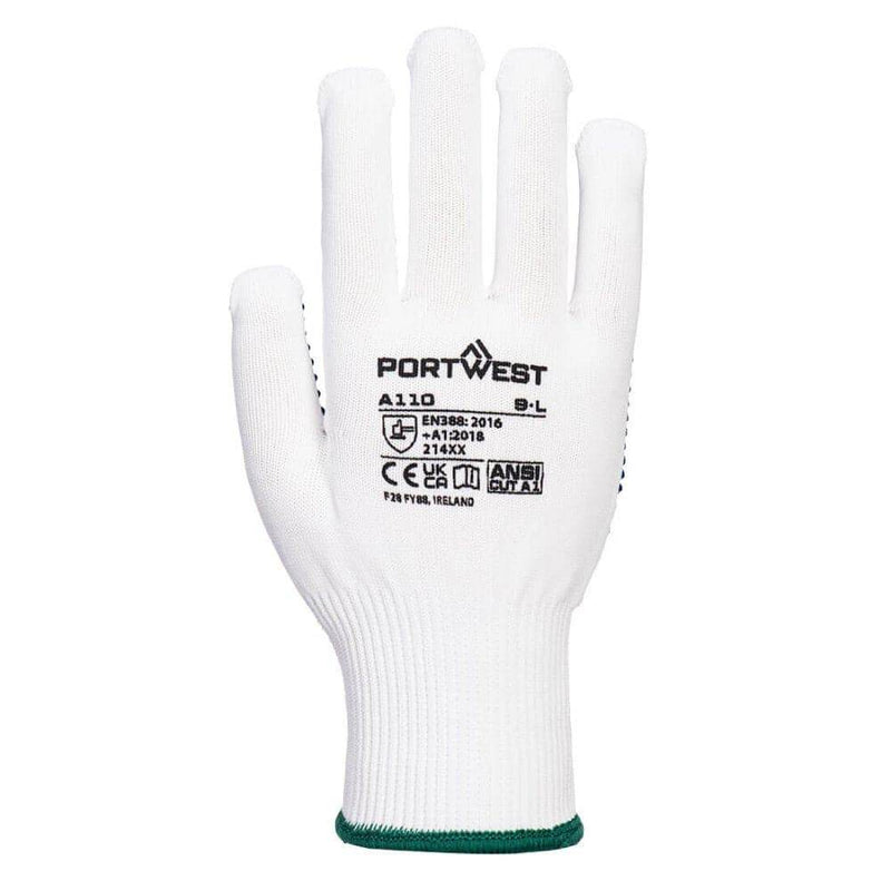 Portwest A110 Polka Dot Gloves - GRIP PERFORMANCE GLOVES