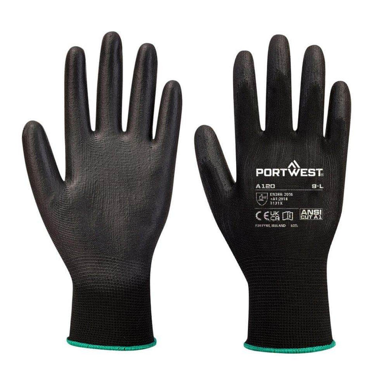 Portwest A120 PU Palm Glove - GENERAL HANDLING GLOVES