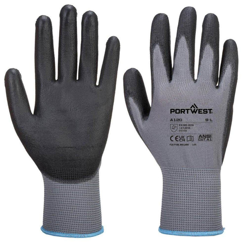 Portwest A120 PU Palm Glove - GENERAL HANDLING GLOVES