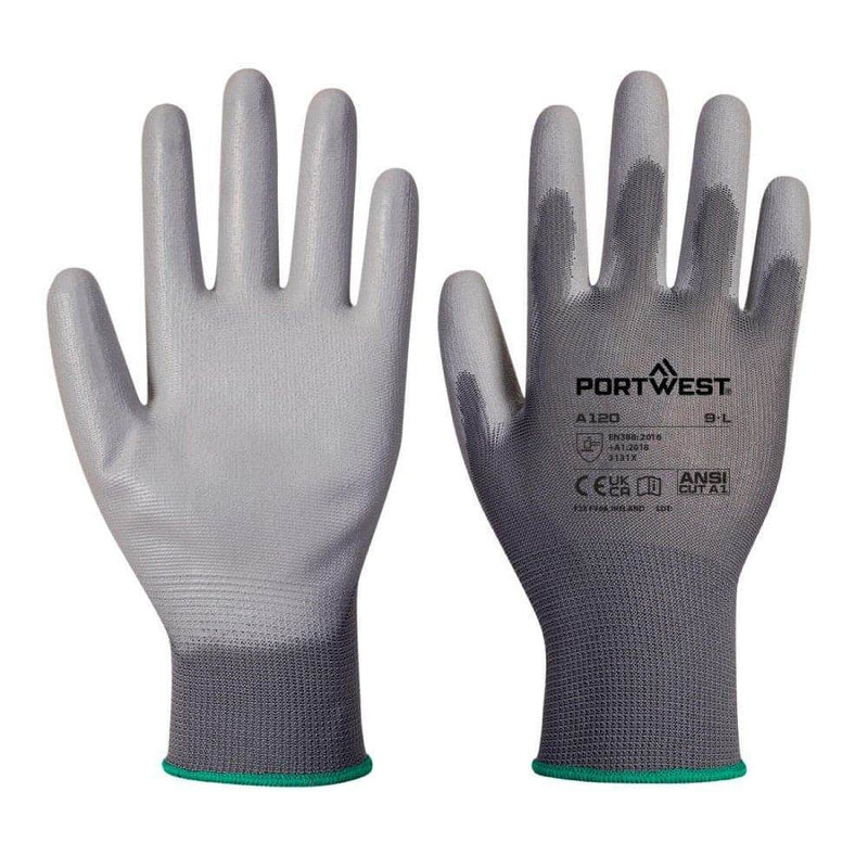 Portwest A120 PU Palm Glove - GENERAL HANDLING GLOVES