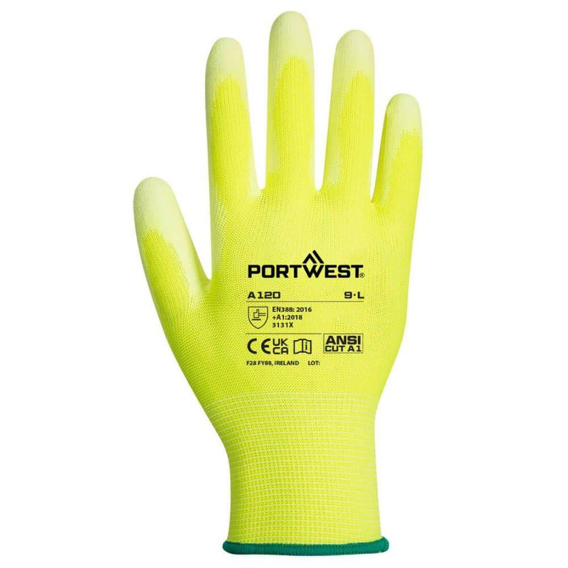 Portwest A120 PU Palm Glove - GENERAL HANDLING GLOVES