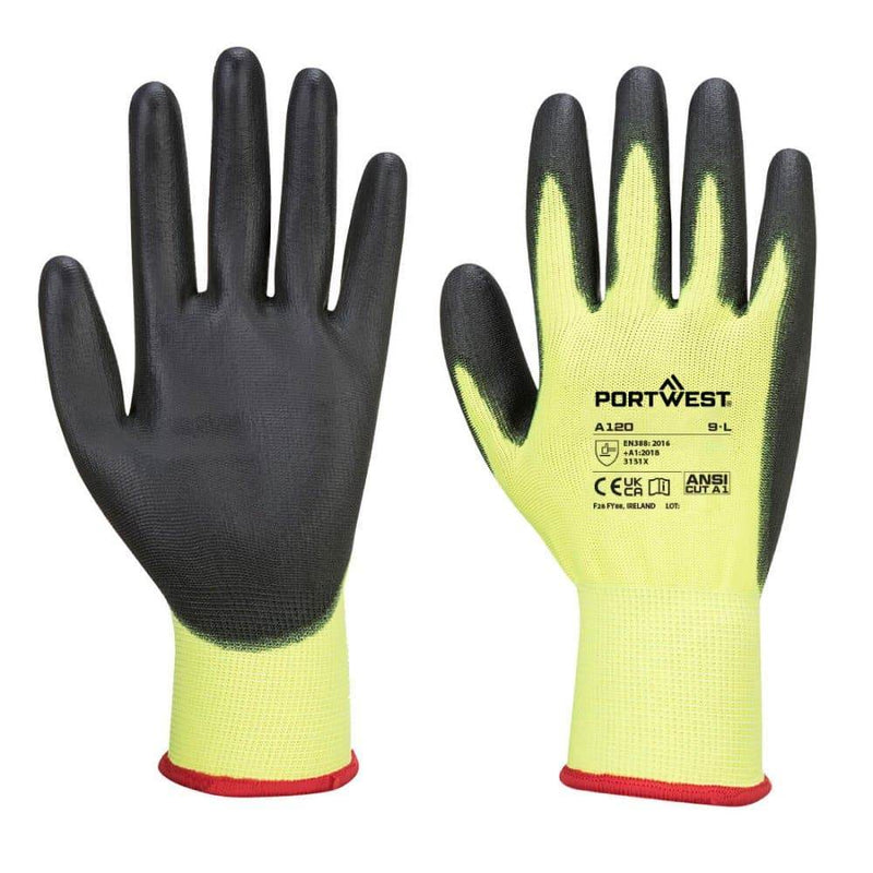 Portwest A120 PU Palm Glove - GENERAL HANDLING GLOVES