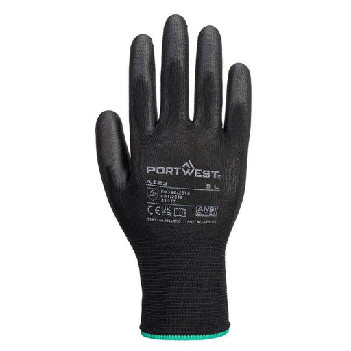 Portwest A123 PU Palm Glove Latex Free - Full Carton (144 pairs) - GENERAL HANDLING GLOVES