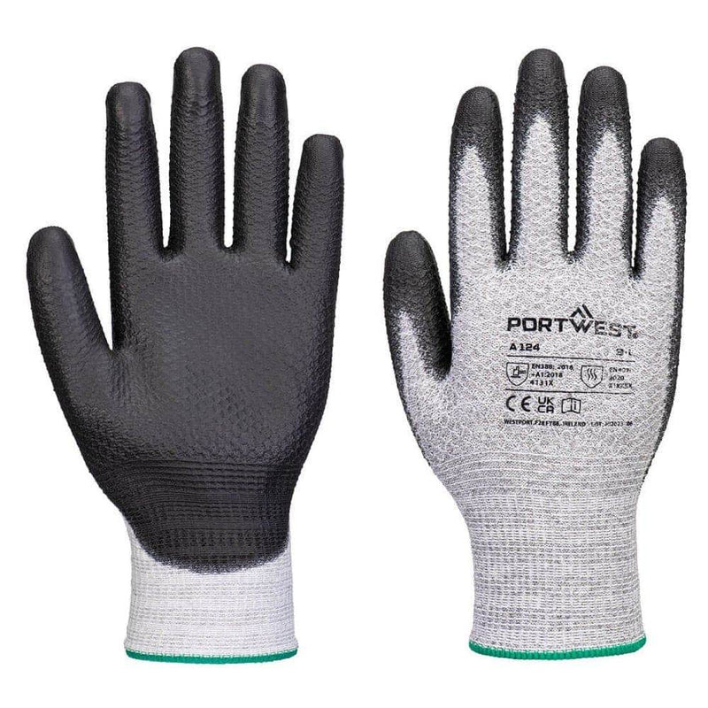 Portwest A124 Grip 13 PU Diamond Knit Gloves (Pk12) - GRIP PERFORMANCE GLOVES